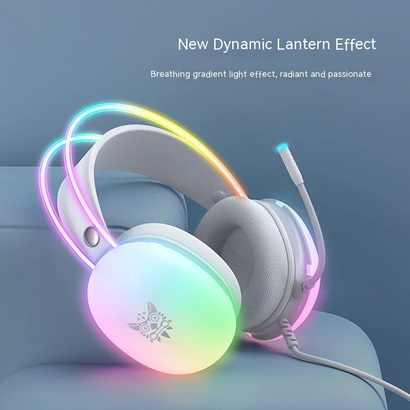 ONIKUMA PC Gaming Headphones with RGB Lights for GAMMER